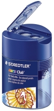 Doppel-Spitzdose Noris Club® 512 128 - Ø 8,2 mm, Ø 10,2 mm, blau-transparent