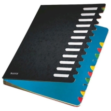 5912 Deskorganizer Color 1-12 - 12 Fächer, Pendarec-Karton (RC), schwarz