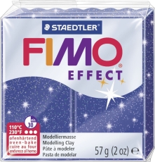 Modelliermasse FIMO® Effect - 57 g, glitter blau
