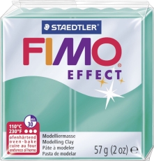 Modelliermasse FIMO® Effect - 57 g, transparent grün