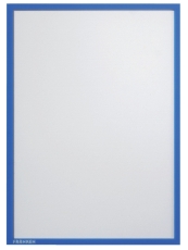 X-tra!Line® Dokumentenhülle Frame It - A4, Hartfolie, matt, blau, 5 Stück