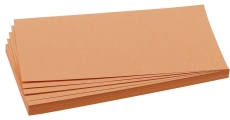 Moderationskarte - Rechteck, 205 x 95 mm, orange, 500 Stück