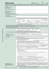 Universal-Mietvertrag für Wohnungen - SD, 3 x 2 Blatt, DIN A4