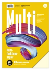 Multifunktionspapier 7X PLUS - A4, 80 g/qm, creme, 50 Blatt