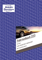 223 Fahrtenbuch - A5, steuerlicher km-Nachweis, 40 Blatt, weiß