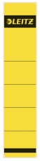 1643 Rückenschilder - Papier, kurz/schmal, 10 Stück, gelb