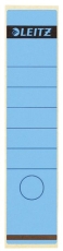 1640 Rückenschilder - Papier, lang/breit, 10 Stück, blau