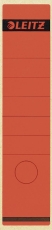 1640 Rückenschilder - Papier, lang/breit, 10 Stück, rot