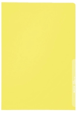 4000 Standard Sichthülle A4 PP-Folie, genarbt, gelb, 0,13 mm