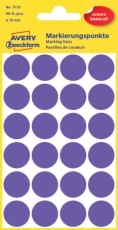 3118 Markierungspunkte - Ø 18 mm, 4 Blatt/96 Etiketten, violett