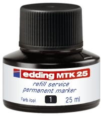 MTK 25 Nachfülltusche, 25 ml, schwarz