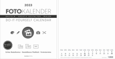 Foto-Bastelkalender Do-it Yourself - 21 x 29,7 cm, weiß