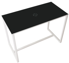 Stehtisch EasyDesk - 150 x 110 x 75 cm, weiß/anthrazit