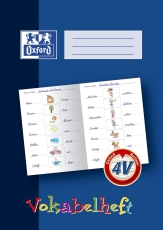 Lernsysteme Vokabelheft LIN4V - A4, 16 Blatt, 4V (3-spaltig zum Malen)