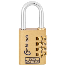 Zahlen-Vorhangschloss Combi Lock 80 - vier Zahlenrollen, Bügelhöhe 32,5 mm