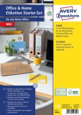 49300 Home Office Etiketten Starter-Set - 189 Etiketten, sortiert