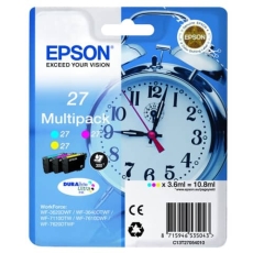 EPSON Inkjetpatronen Nr. 27 c,m,y