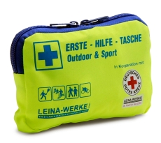 Erste-Hilfe-Tasche OUTDOOR & SPORT, Edition DRK, neongelb