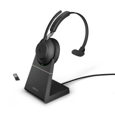 Headset Evolve2 65 MS Mono+Sta USB-A, schwarz, f. SmartPhone u. PC