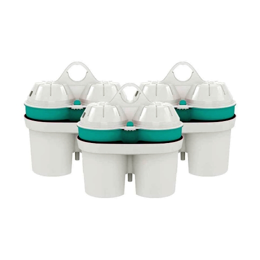 Wasser-Filterpatrone 3er Set Magnesium+Zink, weiß