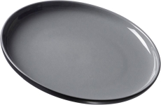 Frühstücksteller Jasper - Ø 19 cm, Keramik, schwarz, 6 Stück