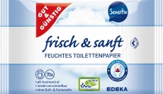 Feuchtes Toilettenpapier sensitiv - 2x 70 Stück