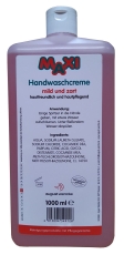 MAXI Handwaschcreme - 1000 ml (Euroflasche)