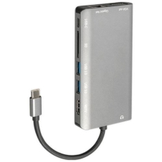 8in1 Hub USB Typ-C auf Ethernet, HDMI, 3x USB 3.0