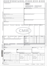 Internationaler Frachtbrief (CMR) - SD, 1 x 4 Blatt, DIN A4