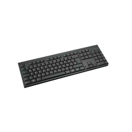 Tastatur KB150 EQ, kabellos, mit Membran gegen verschüttete Flüssigkeiten, schwarz