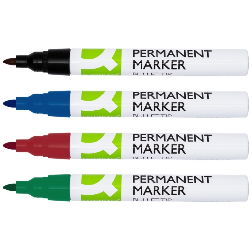 Permanentmarker - Rundspitze, ca. 2 - 3 mm, 4er-Set sortiert