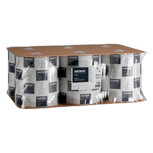 Rollenhandtuch Plus M2, 2-lagig, 6 x 180 m, weiß