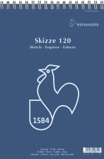 Skizzenblock - A4, 120 g/qm, 50 Blatt