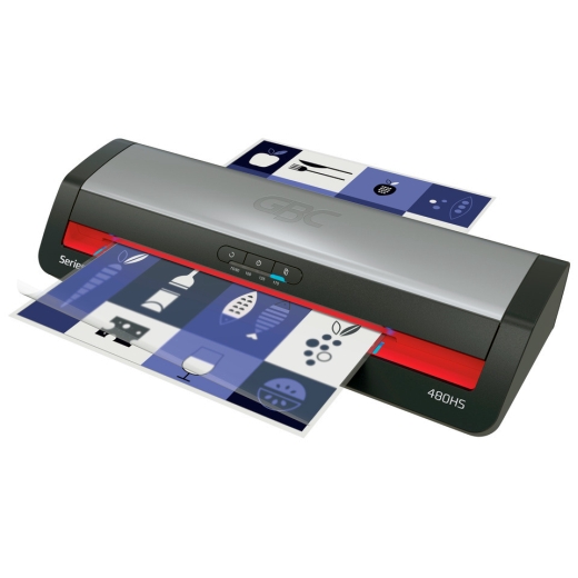 Laminiergerät 480, A3, 75-175 Micron, schwarz/silber/rot