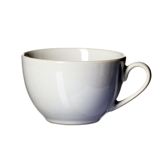 Kaffee Obertasse Volos, 220 ml, Steinzeug, weiß, 6 Stück