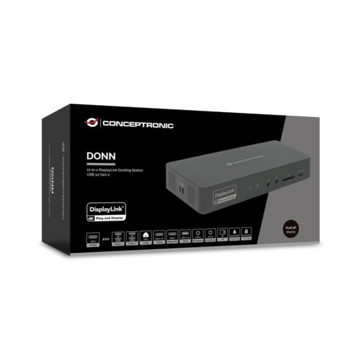Dockingstation DisplayLink 17-in-1 USB 3.2 Gen 2