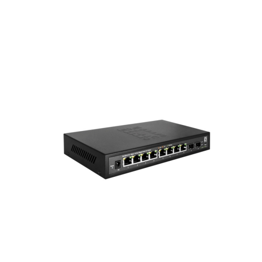 Hilbert Gigabit Smart Lite Switch 10-Port, 8x Gbit RJ45, 2x Gbit SFP