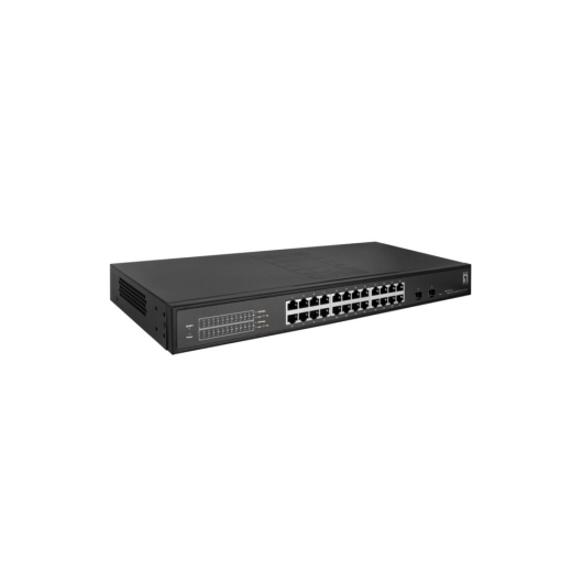 Hilbert Gigabit Smart Lite Switch 26-Port, 24x Gbit RJ45, 2x Gbit SFP