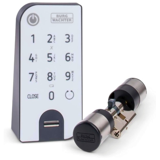 Türzylinder + Fingerprint Tastatur Set ENTRYeasy 7602 FP