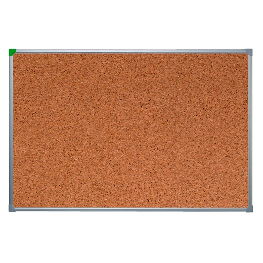 Kork-Notiztafel U-Act!Line®, Aluminiumrahmen, 1200 x 900 mm, kork