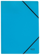 3908 Eckspanner Recycle - A4, 250 Blatt, Gummizug, Karton (RC), klimaneutral, blau