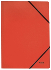 3908 Eckspanner Recycle - A4, 250 Blatt, Gummizug, Karton (RC), klimaneutral, rot