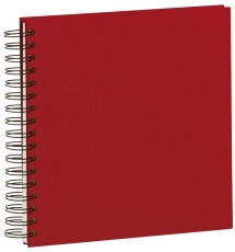 Fotospiralbuch SOHO - 23 x 23 cm, 60 Seiten, rot