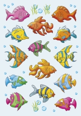 3333 Sticker DECOR Fische