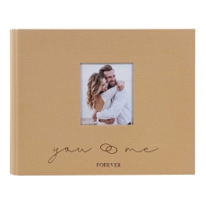 Gästebuch you & me forever - 25 x 20 cm, 100 Seiten