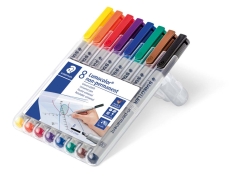 Feinschreiber Universalstift Lumocolor® - non-permanent, B, 8 Farben