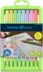 Fineliner Line-Up - 0,4 mm, 8 Stück, pastell sortiert