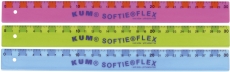 Lineal Kunststoff SOFTIE®FLEX - 30 cm, flexibel, sortiert