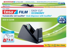 Tischabroller Easy Cut® Economy - Sparpack, für Rollen bis 33 m x 19 mm, gefüllt, schwarz