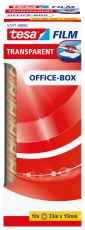 Klebefilm Office Box - transparent, 15 mm x 33 m, 10 Rollen